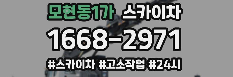 모현동1가 스카이차