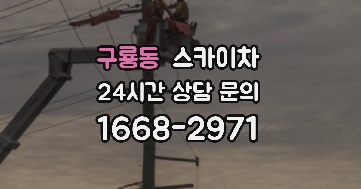 구룡동 스카이차