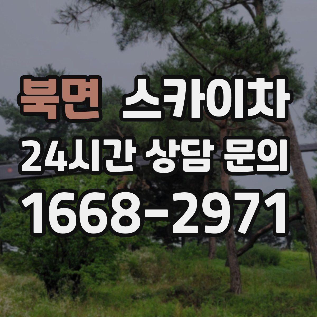북면 스카이차 상가 밀집 지역 작업 시 주의할 점