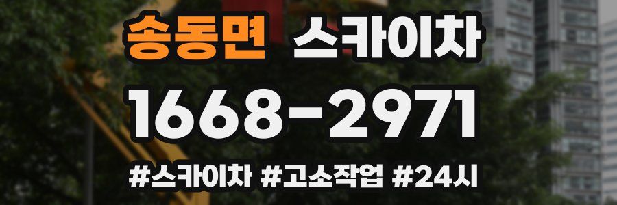 송동면 스카이차