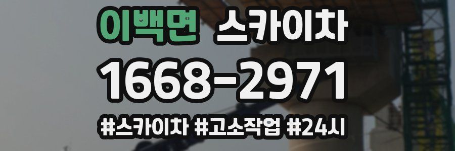 이백면 스카이차