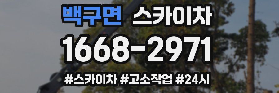 백구면 스카이차