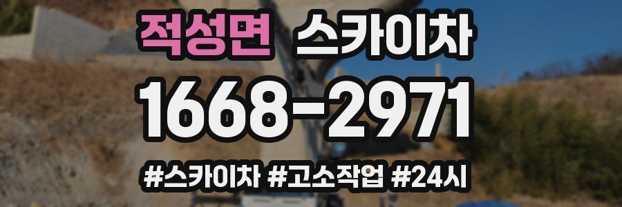 적성면 스카이차