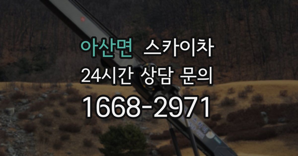 아산면 스카이차