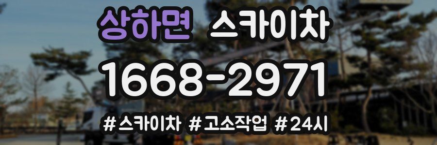 상하면 스카이차