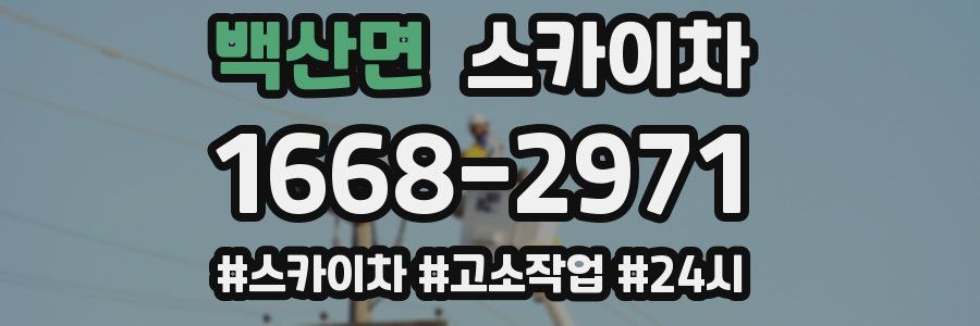 백산면 스카이차