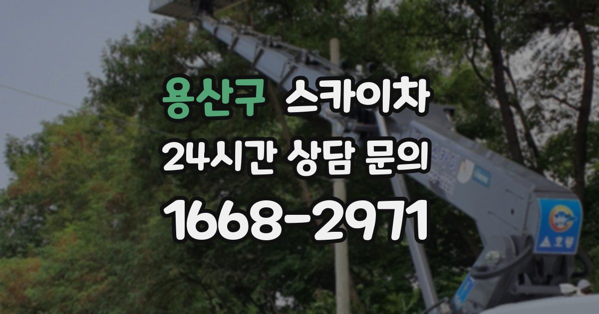 용산구 스카이차