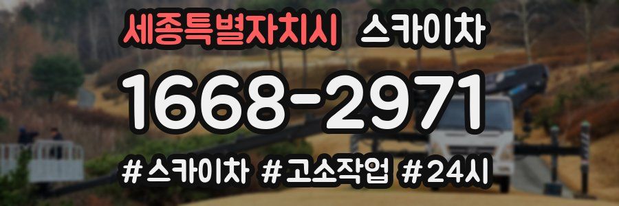 세종특별자치시 스카이차