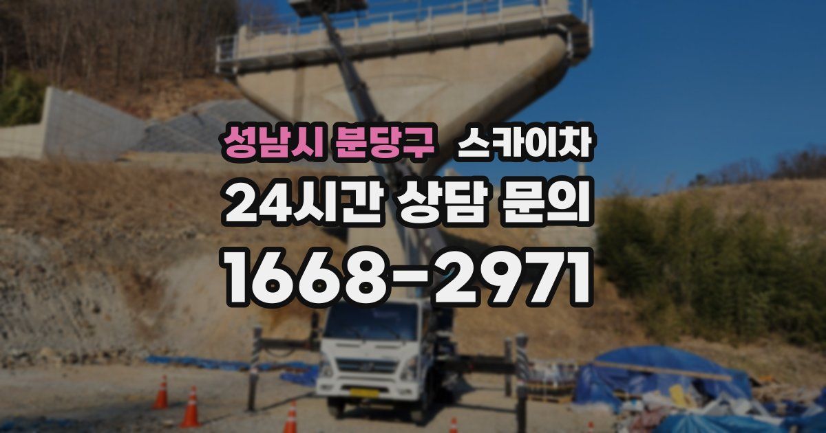 성남시 분당구 스카이차