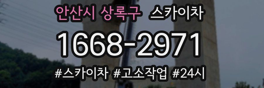 안산시 상록구 스카이차