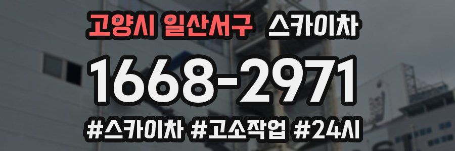 고양시 일산서구 스카이차