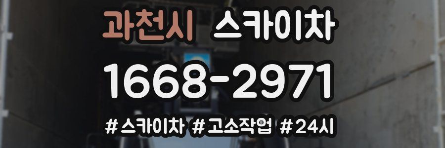 과천시 스카이차