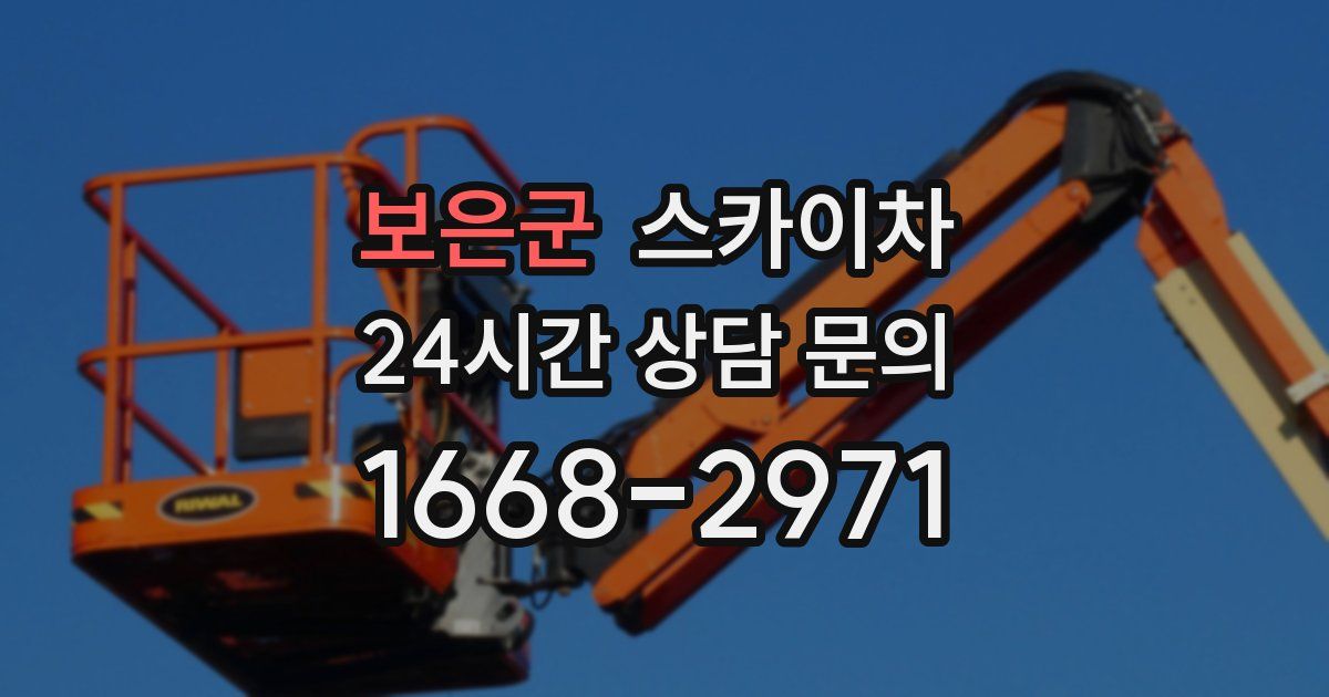 보은군 스카이차