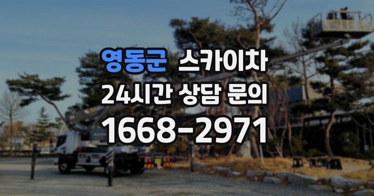 영동군 스카이차