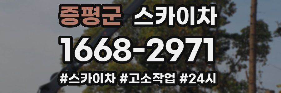 증평군 스카이차