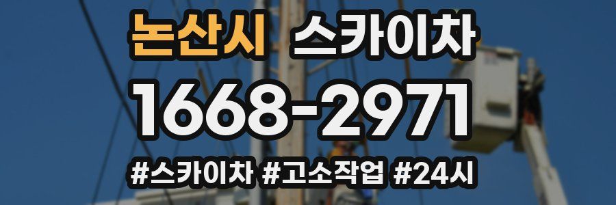 논산시 스카이차