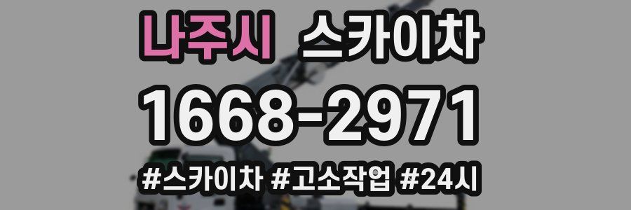 나주시 스카이차