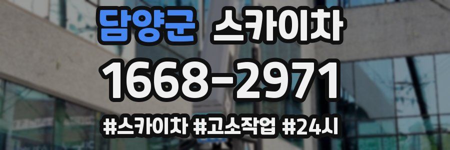 담양군 스카이차