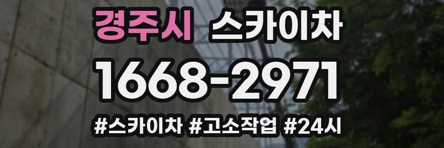 경주시 스카이차