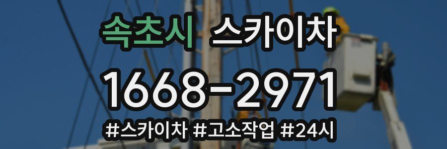 속초시 스카이차