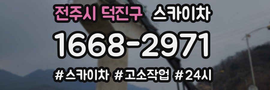 전주시 덕진구 스카이차