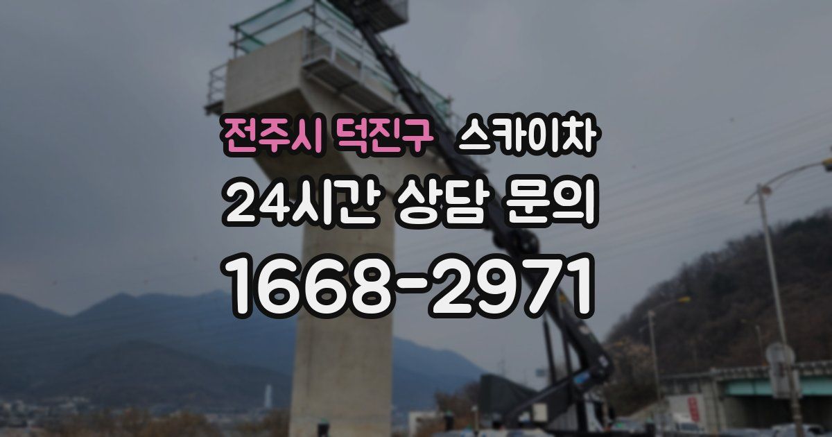 전주시 덕진구 스카이차