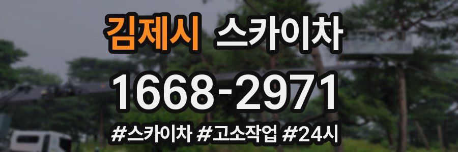 김제시 스카이차