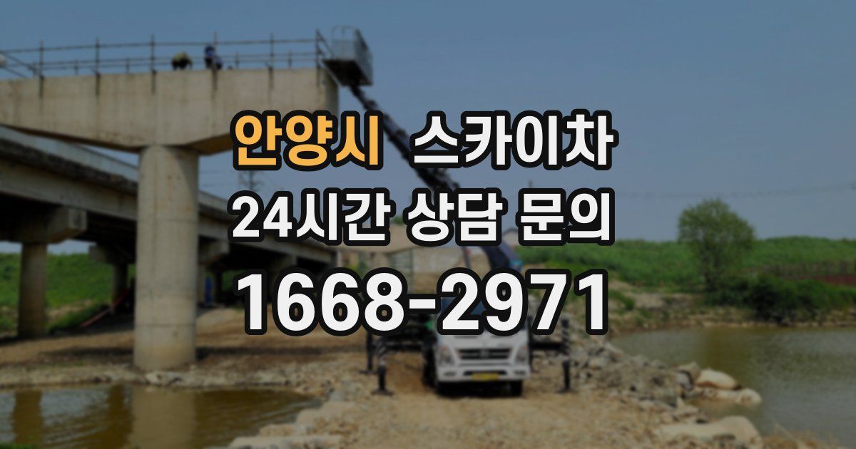 안양시 스카이차