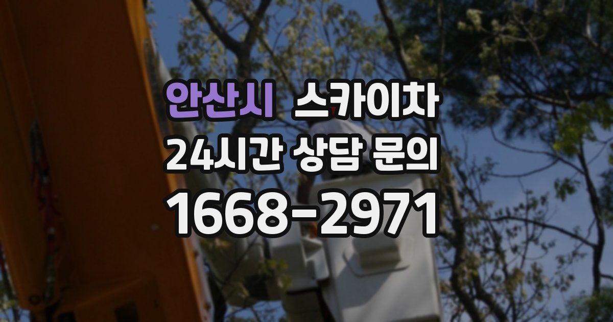 안산시 스카이차