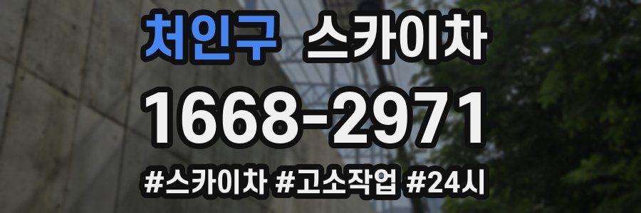 처인구 스카이차