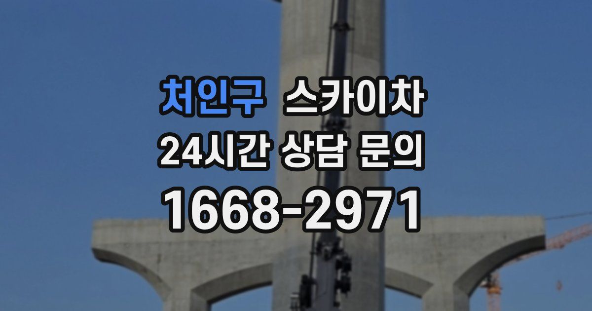 처인구 스카이차