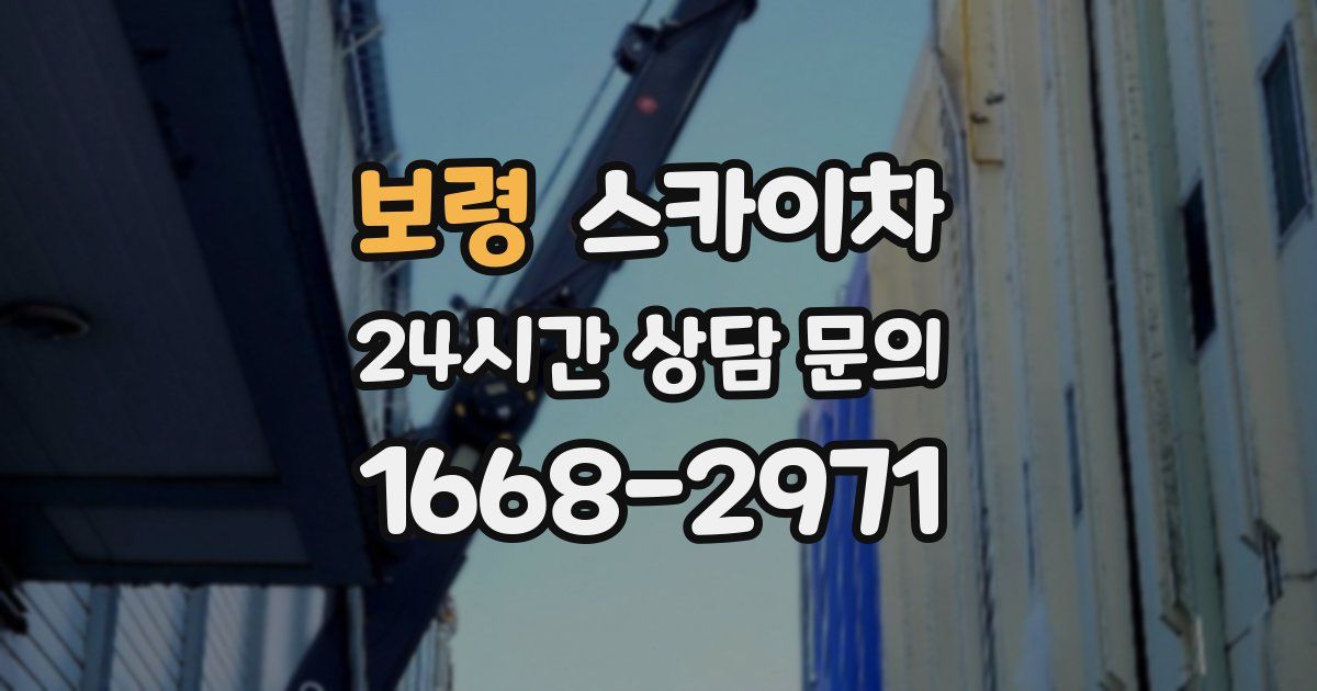 보령 스카이차