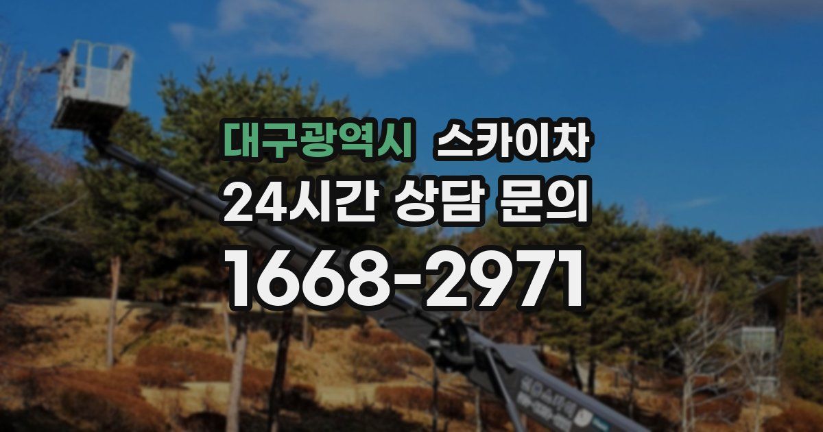대구광역시 스카이차
