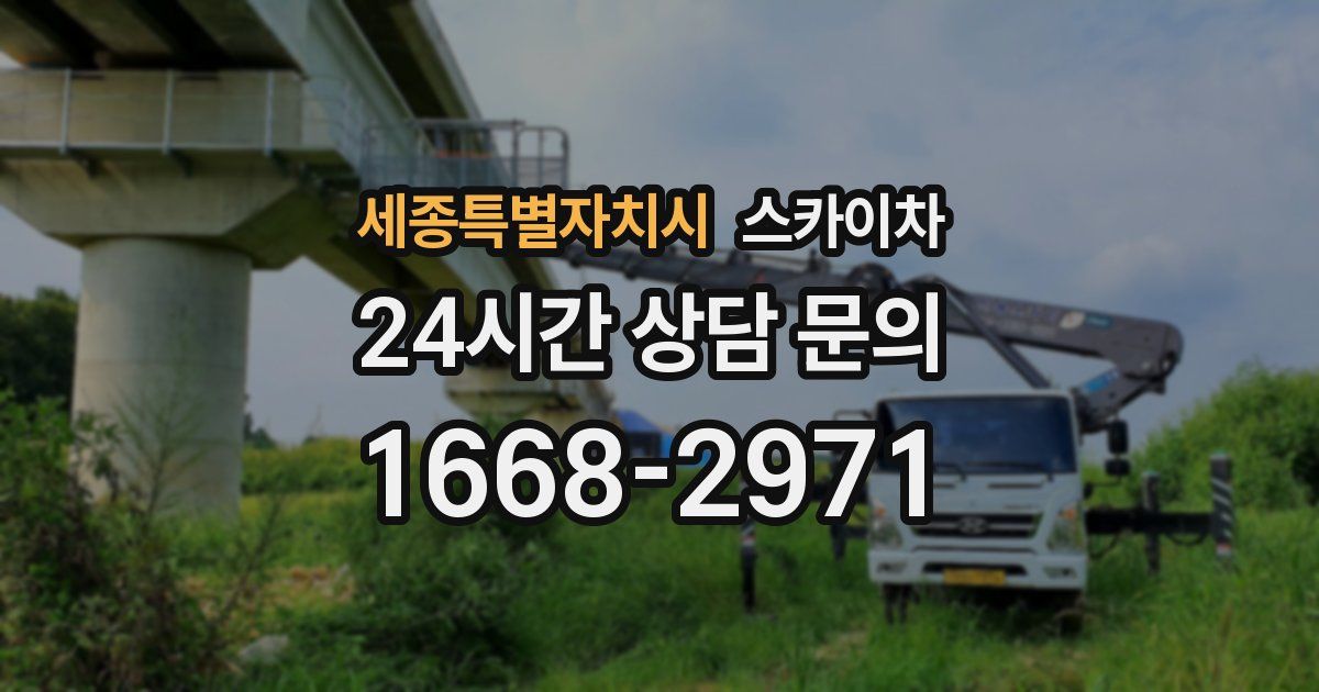 세종특별자치시 스카이차