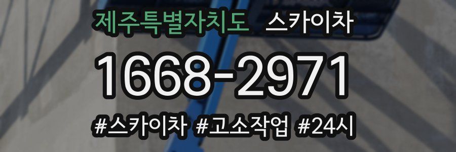 제주특별자치도 스카이차