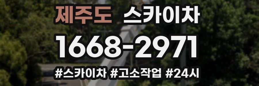 제주도 스카이차