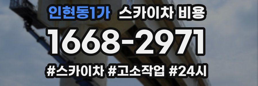 인현동1가 스카이차 비용