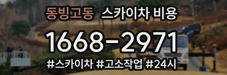 동빙고동 스카이차 비용