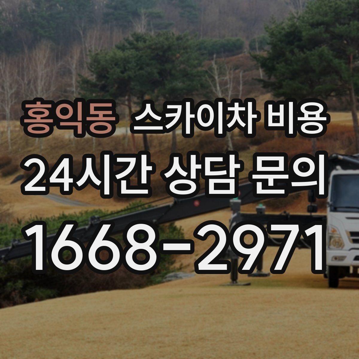 홍익동 스카이차 비용