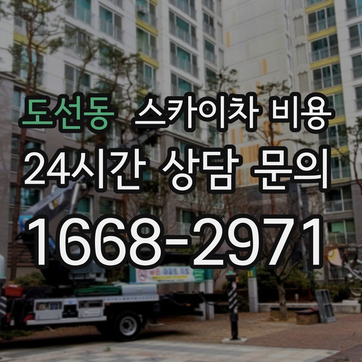 도선동 스카이차 비용