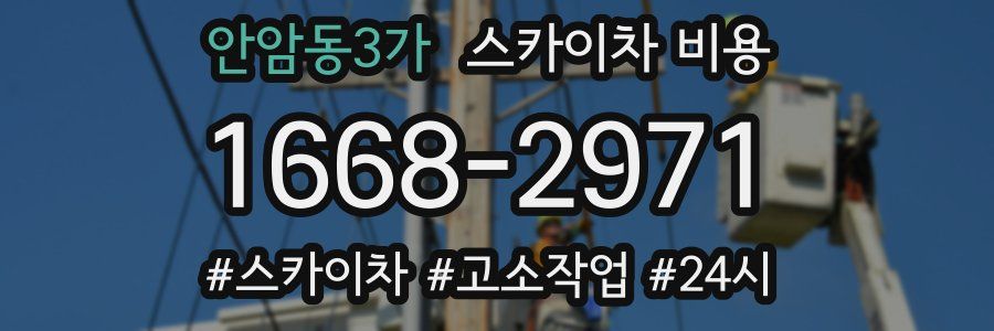 안암동3가 스카이차 비용