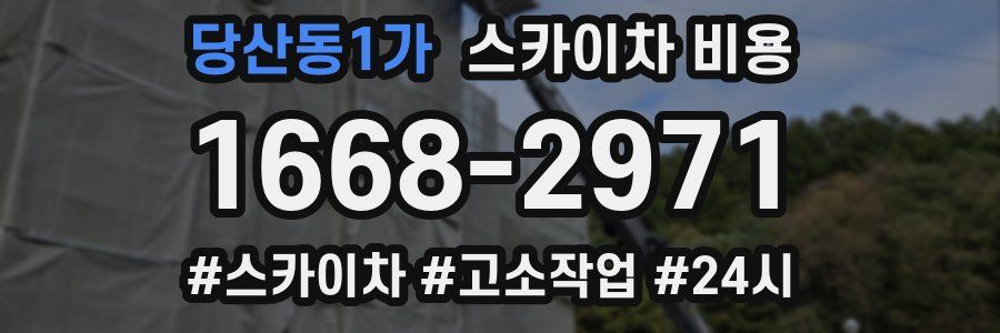 당산동1가 스카이차 비용
