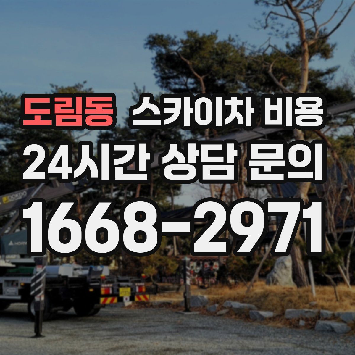 도림동 스카이차 비용