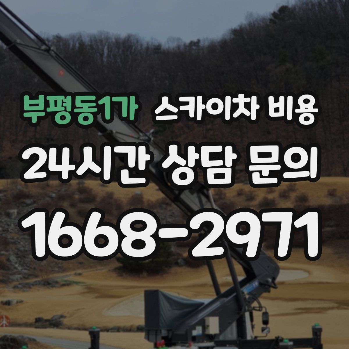 부평동1가 스카이차 비용