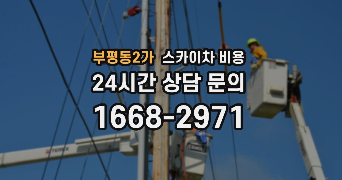 부평동2가 스카이차 비용