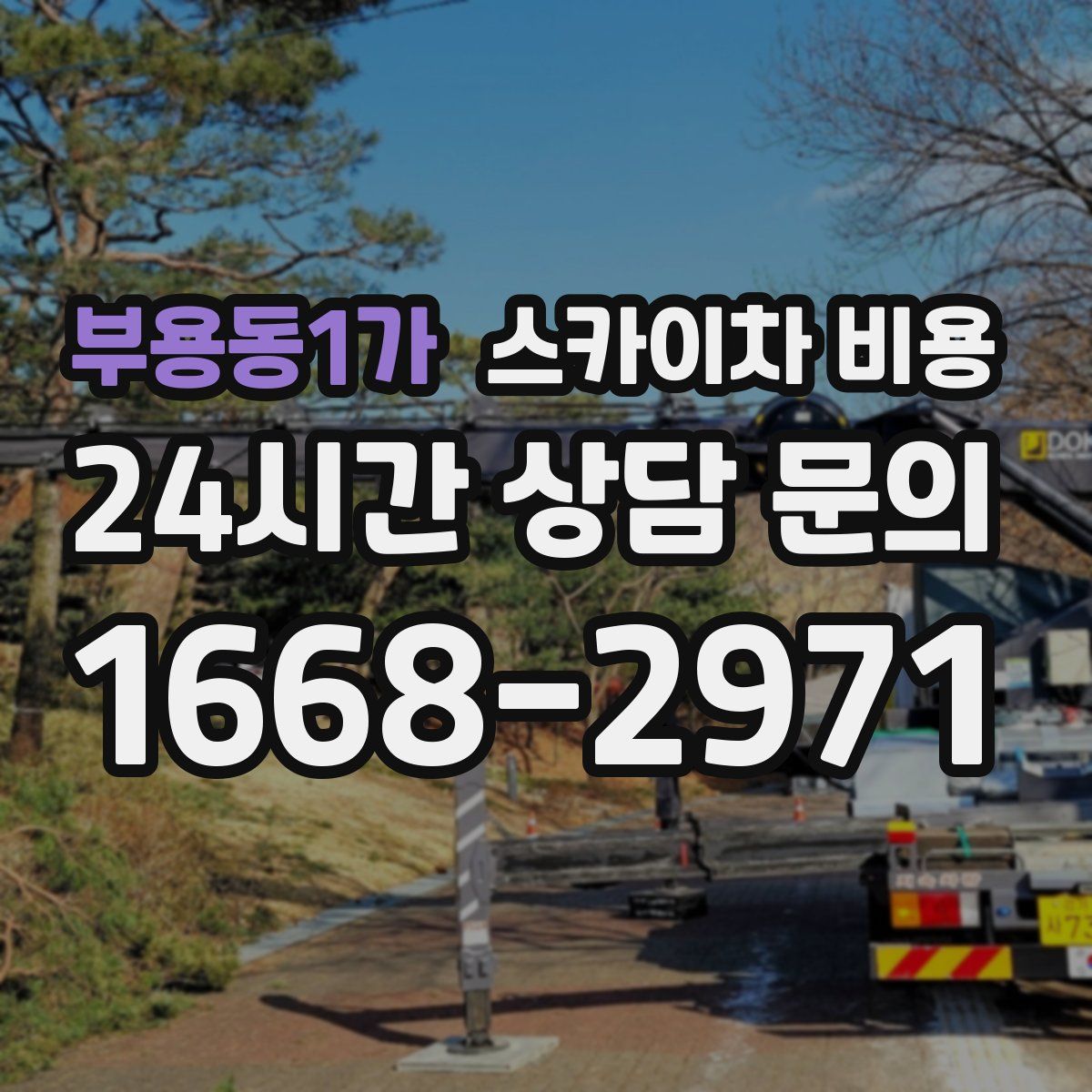 부용동1가 스카이차 비용