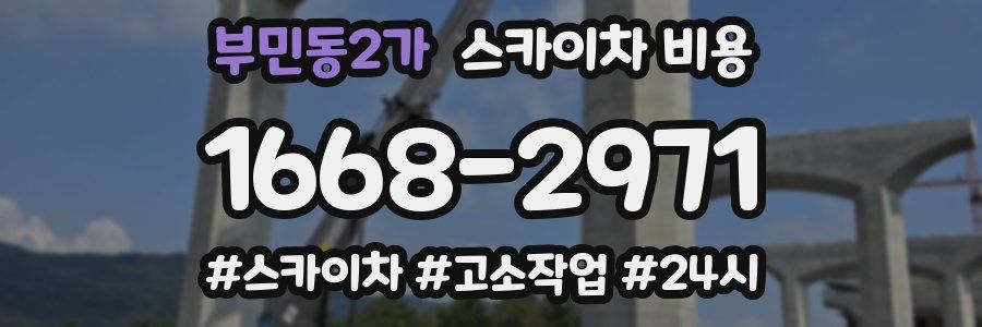 부민동2가 스카이차 비용