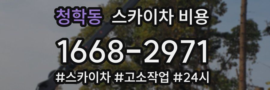 청학동 스카이차 비용