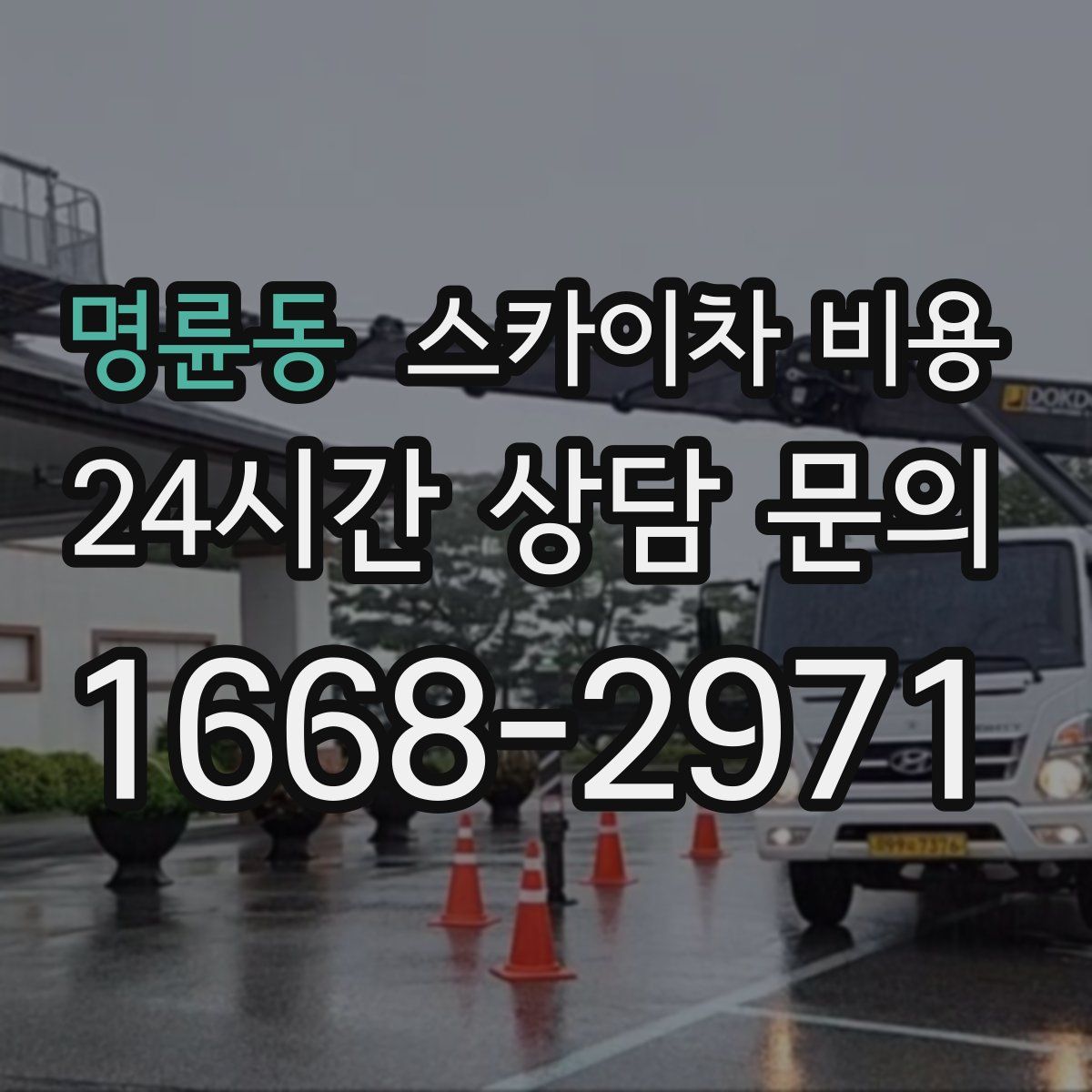 명륜동 스카이차 비용