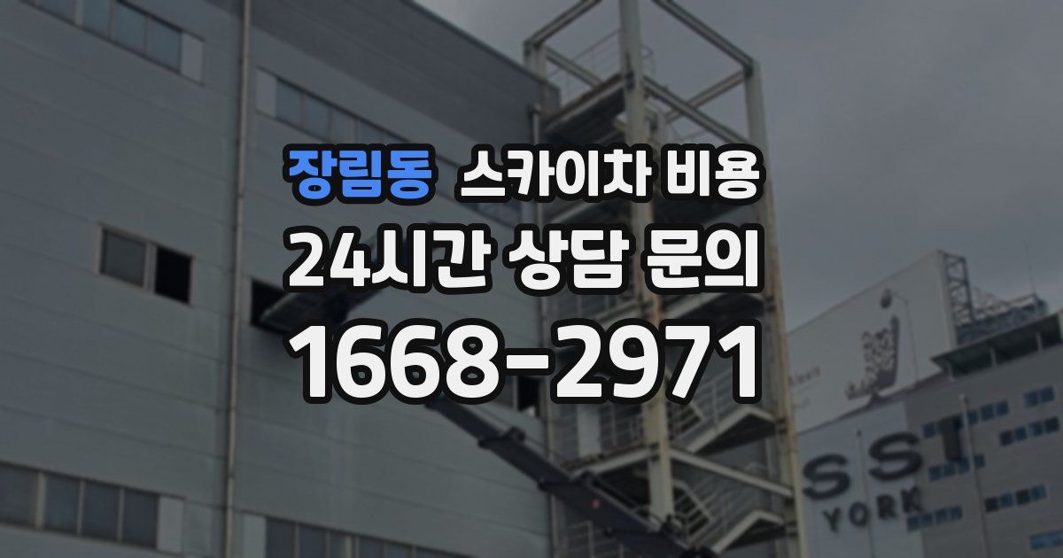 장림동 스카이차 비용